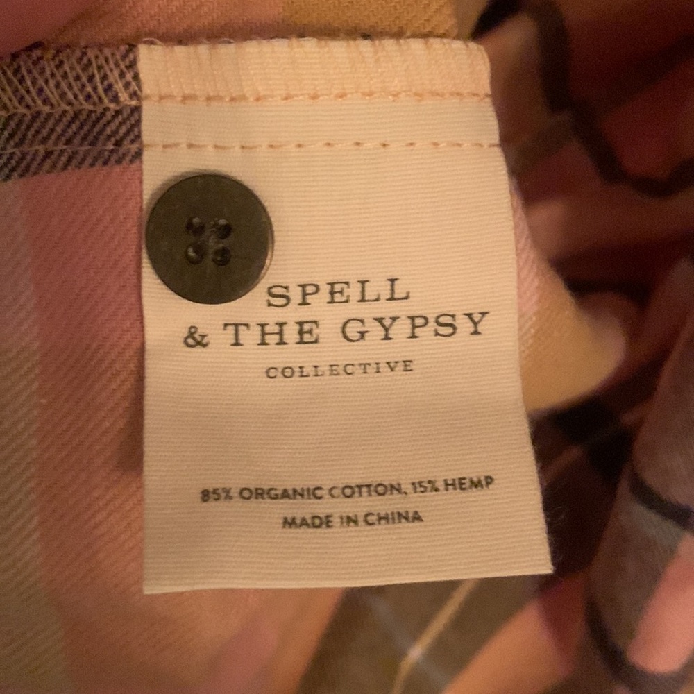 Spell Maverick flannel Apricot NWT XXS - Picture 6 of 8